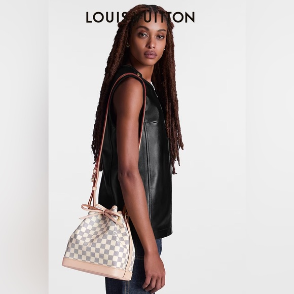 Louis Vuitton Damier Azur Noe BB Bucket Bag like new - Picture 12 of 12